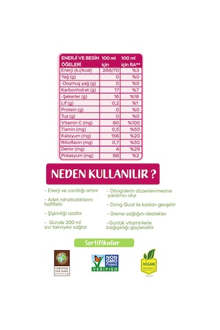Organuca Pms Destek İçeceği 200 Ml