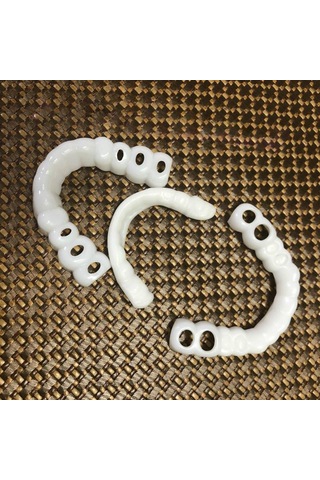 Dolıty Silika Gülümseyen Snap Sahte Kaplamalar Kozmetik Kapak