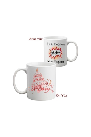 Doğum Günü Hediyesi Isimli Kupa Bardak