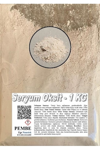 Cam Çizik Giderici Pembe Seryum Oksit - 1 KG