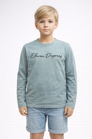 Yale Kids 8-12 Yaş Erkek Çoçuk Uzun Kollu Tişört Duman Mavi