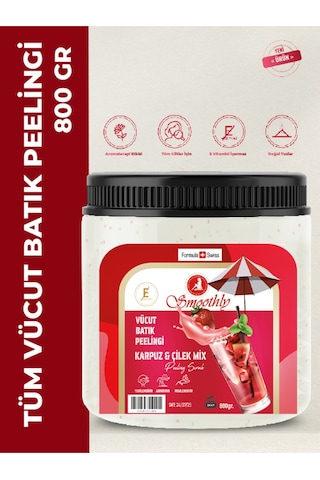 Smoothly Karpuz & Çilek Özlü Epilasyon Sonrası Vücut Peeling 800 G