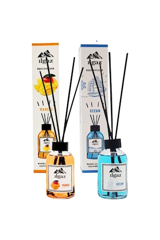 Ilgaz Okyanus + Mango Bambu Çubuklu Oda Kokusu 2 x 110 ML