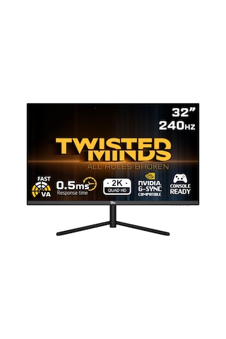 Twisted Minds TM32QHD240VA 32" 0.5 MS 240 Hz 2K QHD VA LED Monitör