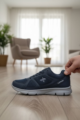 Enoch Ortopedik Yüksek Darbe Emicili Ultra Hafif Erkek Sneaker Lacivert
