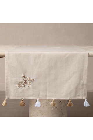 Mudo Home Bessy Nakışlı Runner Ekru 50x130