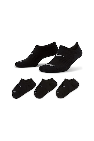 Nike U Nk Everyday Plus Cush Footie Womens Socks Kadın Patik Çorap Siyah