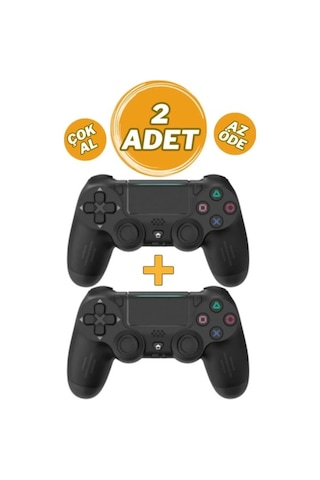 Miaxtreme Kablosuz Titreşimli Oyun Kolu Joystick Ps4 Kolu Ps Pc Tv Uyumlu 2'li Set