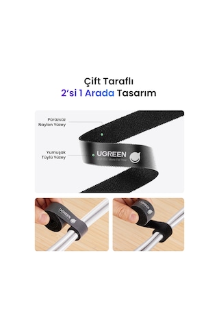Ugreen Kablo Düzenleyici Cırt Band 2 Metre, 40354