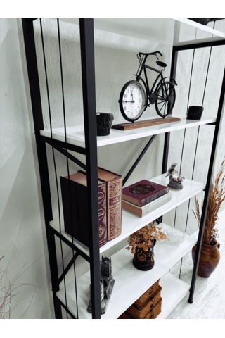 Tanraf Erciyes Telli White Kitaplık