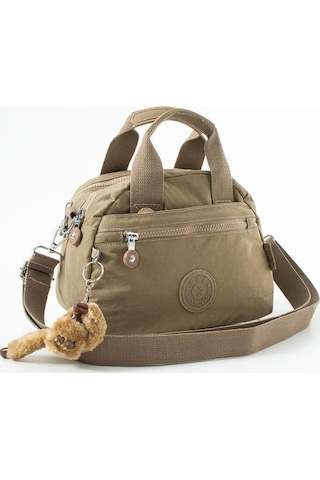 Baginn Kadın Postacı Çanta 27 17 Cm El Çantası 571 Collection Klinkır Hafif Yağmur Geçirmez Kumaş Vizon