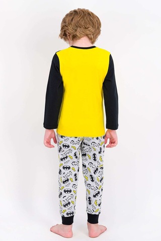 Batman Lisanslı Mimoza Erkek Çocuk Pijama Takımı 5274-24930 Sarı
