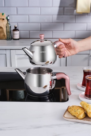 Karaca  Maya Mini İndüksiyon Tabanlı Çaydanlık Takımı