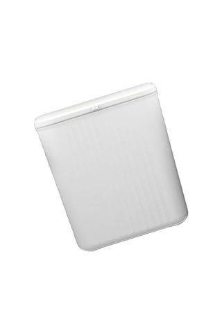 Yuntech01 Beyaz Plastik Duvar Takılı Çöp Kutusu - 9l Kayar Kapaklı, Koku Kontrolü, Mutfak Dolap Kapısı Ve Banyo Uygun