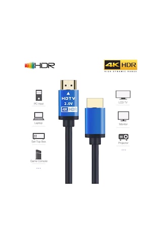 C-592 Hdtv Premium Yüksek Hızlı 4k Ultra Hd 3 Mt Hdmı Kablo