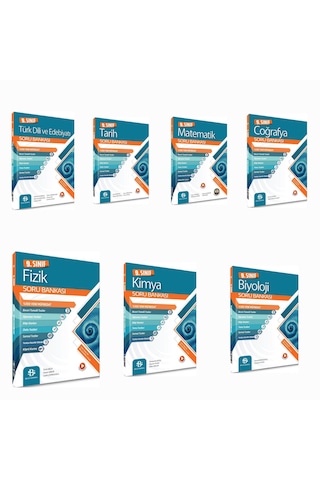 Bilgi Sarmal Yayınları 9.sınıf Edebiyat-matematik-coğrafya-tarih-fizik-kimya-biyoloji Soru Bankası 7'li Seti Bilgi Sarmal Yayınları 9.sınıf Edebiyat-matematik-coğrafya-tarih-fizik-kimya-biyoloji Soru Bankası 7'li Seti