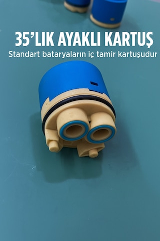 35'lik Ayaklı Batarya Kartuşu Standart Aç Kapa Bataryalara Uyumludur Mix Model