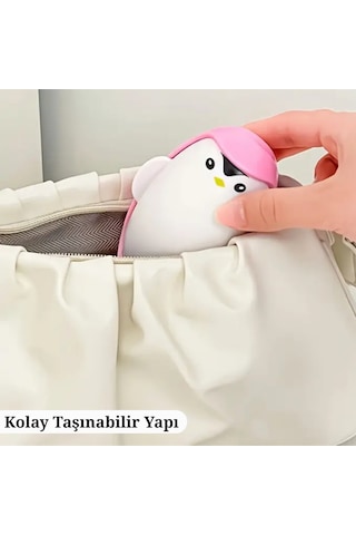 Penguen Tasarımlı Tüy Toplayıcı Pratik Temizleyici Evcil Hayvan Tüyü Temizleme Aparatı