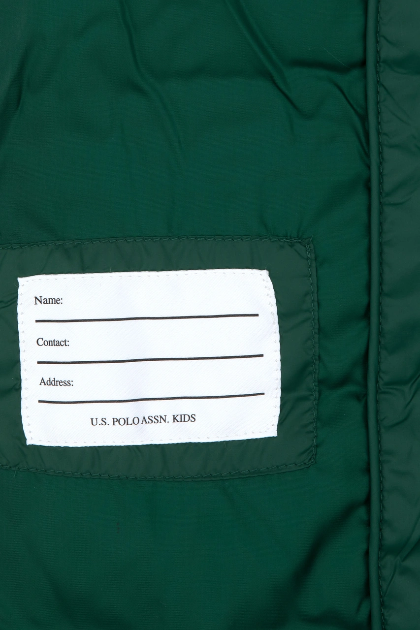 U.s. Polo Assn. Erkek Çocuk Koyu Yeşil Yelek Dokuma 50310532-vr079 Koyu Yesıl