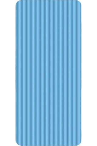 Ranyeek Nitriyel Kauçuk Spor Matı Antrenman İçin Kaymaz Dizayn 185x80x1cm Erkek Kadın Çocuk Yoga Pilates Ev Egzersizleri İçin Askıyla Mavi Mavi