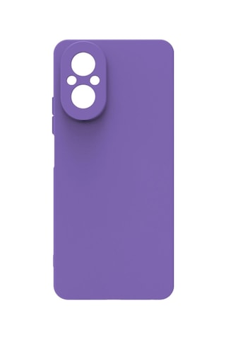 Realme 12 Lite Kılıf Kamera Korumalı Silikon Rubber Arka Kapak Lila