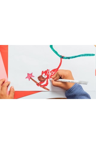 Bıc Kids Magic Silinebilir Keçeli Boya Kalemi 18'li Set 15 Renk + 3 Silgi Kalemi, Yıkanabilir, 5 Yaş Ve Üzeri Çok Renkli
