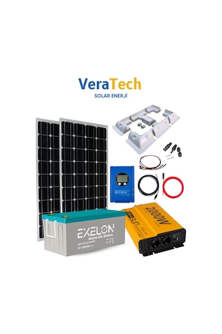 Veratech Karavan Solar Paket 2000w