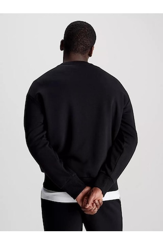 Calvin Klein Nano Logo Sweatshırt Siyah