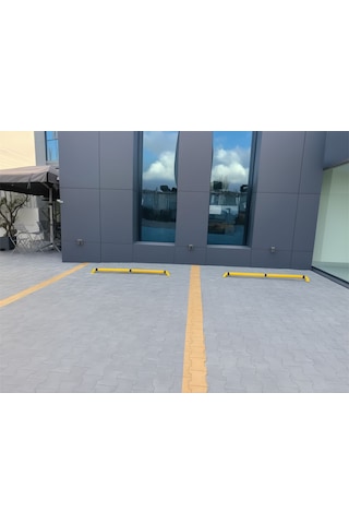 Standart Sabit Araç Park Stoperi Otopark Yol Trafik Bariyeri 180x12cm