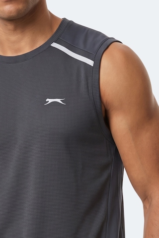 Slazenger Rexıs Erkek Kolsuz Koyu Gri Tişört