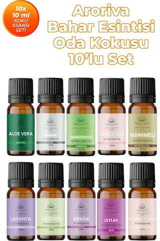 Bahar Esintisi Oda Kokusu 10'lu Set Doğal Esansiyel Uçucu Yağ,difüzör Esansı,buhurdanlık Yağı Karışık Bahar Esintisi Oda Kokusu 10'lu Set Doğal Esansiyel Uçucu Yağ,difüzör Esansı,buhurdanlık Yağı Karışık
