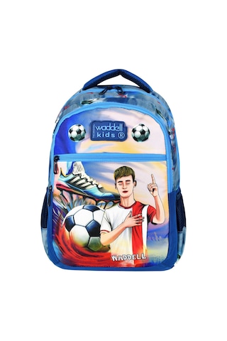 Waddell Futbol İlkokul Erkek Sırt Çantası Ve Beslenme Çantası,okul Sırt Çantası Lacivert