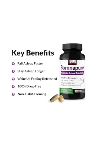 Force Factor Somnapure & Valerian & Theanine Fall Aslee
