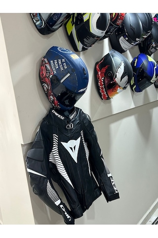 Premium Metal Kask Ve Ceket Askılığı Modern Duvar Askı Sistemi