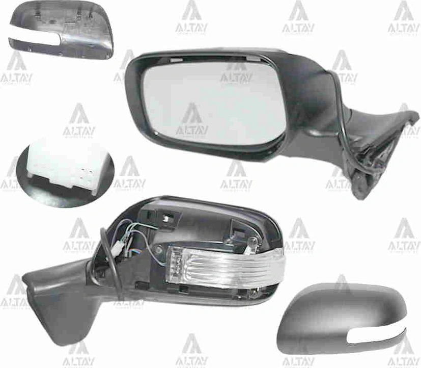 Ayna Dış Dikiz Aurıs 2010-2012 Elektrikli Isıtmalı Sinyalli Sol 87906 02200