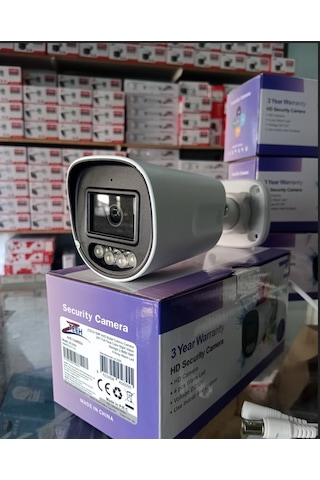 2 Li Kamera Seti Ztech Kişi Ve Araç Algılamalı Sesli