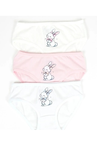 Mey İthalat 3lü Kız Slip Set K128668 Tek Adet Fiyatıdır
