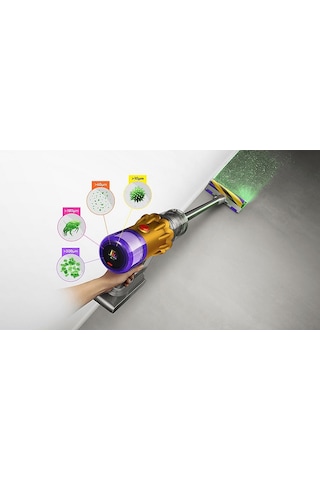 Dyson V12 Detect Slim Absolute Şarjlı Kablosuz Dikey  Süpürge
