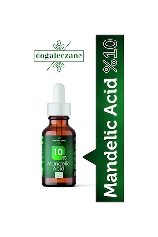 Doğal Eczane Alın Bölgesi Kırışıklıkları İçin %10 Mandelik Asit Peeling Serum 30 ML