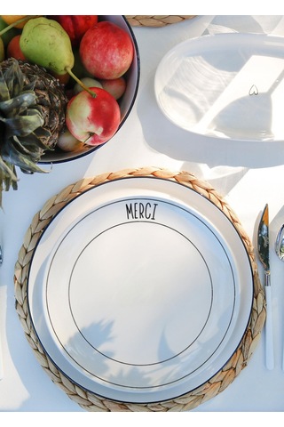 The Mia Daily Tunes Yemek Takımı 6 Kişilik 31 Parça Beyaz