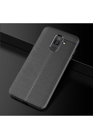 Samsung Uyumlu Galaxy J4 Kılıf Zore Niss Silikon Kapak Siyah
