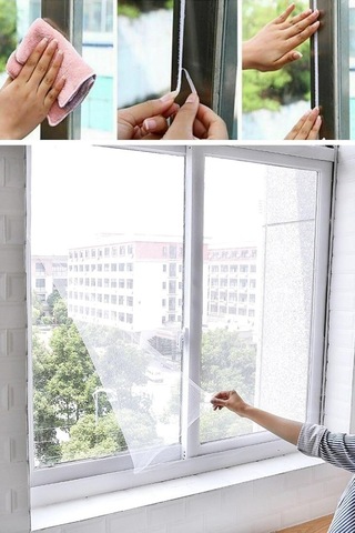 Çift Camlı Pencere Uyumlu Çift Kanat Pencere Sinekliği Diğer