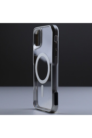 Merci Mt- 14 Pro Uyumlu Elegance Megasafe Destekli Telefon Kılıfı Siyah