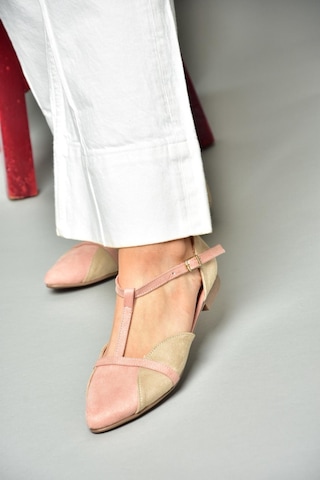Fox Shoes Pudra/ten Kadın Babet B726881802 Pudra