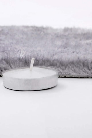 Raschel Carpet Kesme Yolluk Kaymaz Taban Yumuşak Peluş Halı Açık Gri Açık Gri