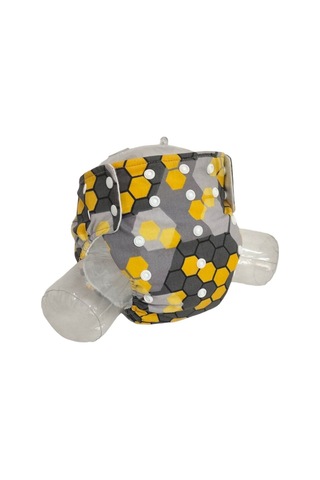 Baby Ybb Yıkanabilir Bebek Bezi Petek Desen Çıt Çıtlı 3kg-12kg Standart