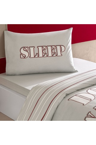 Taç Zuno Ranforce Tek Kişilik Nevresim Takımı Gri 000000001000051024 Gri