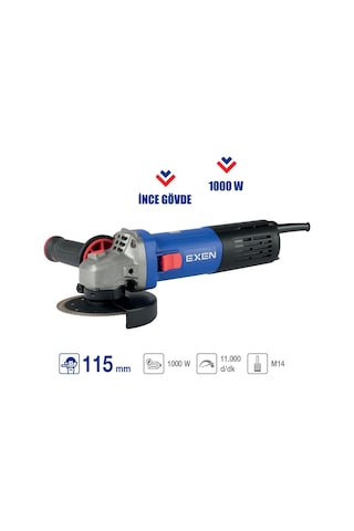 Exen Epa 1015 Elektrikli Avuç Taşlama 115mm 1050w