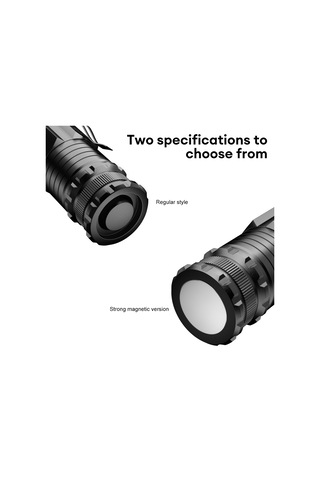 Cbtx S350 Dış Mekan Alüminyum Alaşımlı El Feneri 18350 Pille Çalışan Taşınabilir El Feneri, Saklama Çantası - Dahili Mıknatıs