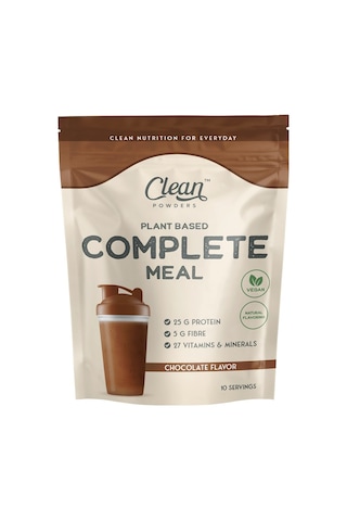 Clean Powders Bitkisel Öğün Tozu (Plant Complete Meal) 600 Gr- Çikolata